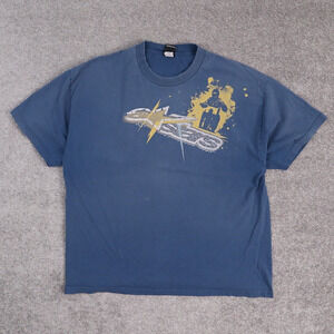 Y2K Vintage Allstars 2XL Blue Short Sleeve T-Shirt
